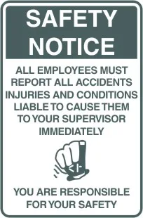 G 725 — SAFETY NOTICE -